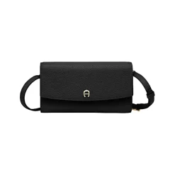 Aigner Leather Accessories-Wallet with Strap black