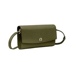 Aigner Leather Accessories-Wallet with Strap dark olive
