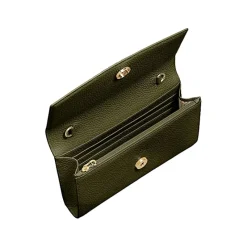 Aigner Leather Accessories-Wallet with Strap dark olive
