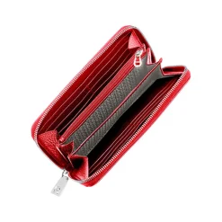 Aigner Wallets-Zip-Around Wallet burnt red