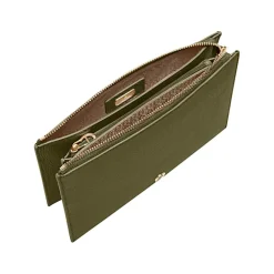Aigner Leather Accessories-Zita bag with shoulder strap dark olive