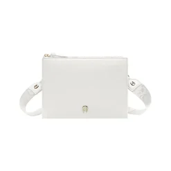 Aigner Leather Accessories-Zita bag with shoulder strap cotton white