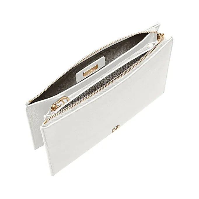 Aigner Leather Accessories-Zita bag with shoulder strap cotton white