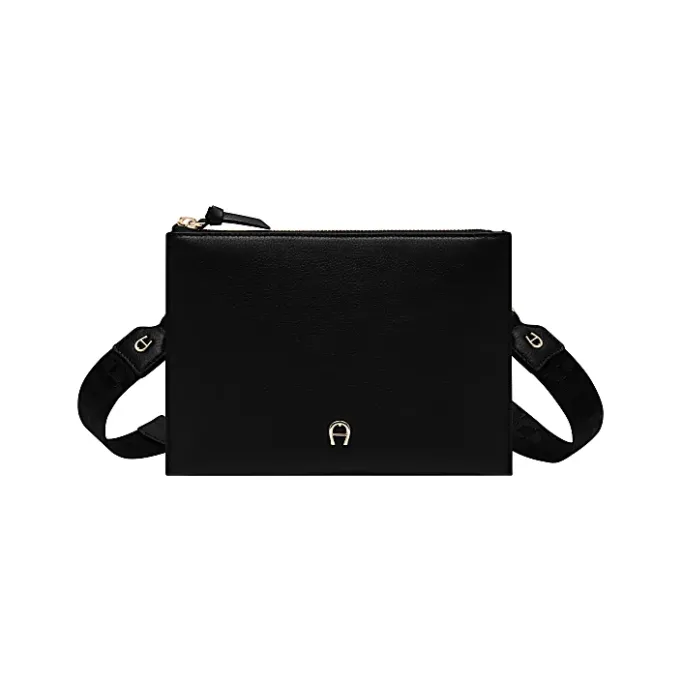Aigner Leather Accessories-Zita bag with shoulder strap black