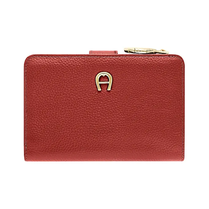 Aigner Wallets-Zita Combination Wallet burnt red