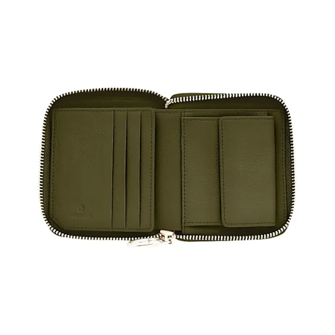 Aigner Wallets-Zita combination wallet dark olive