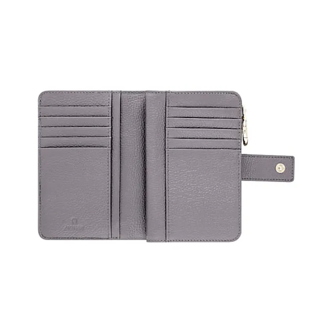 Aigner Wallets-Zita Combination Wallet iron grey