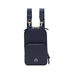 Aigner Leather Accessories|Phone Cases-Zita phone pouch cosmic blue
