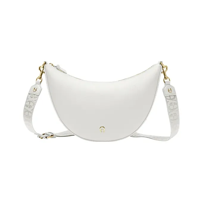 Aigner Bags-Zita shoulder bag M cotton white