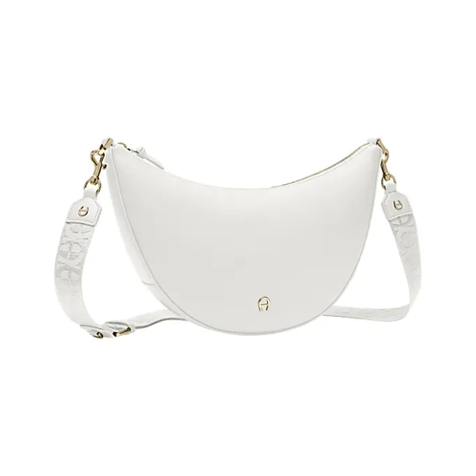 Aigner Bags-Zita shoulder bag M cotton white