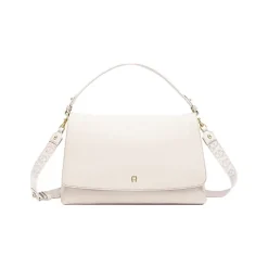 Aigner Bags-ZITA Shoulder bag M cotton white
