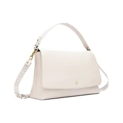 Aigner Bags-ZITA Shoulder bag M cotton white