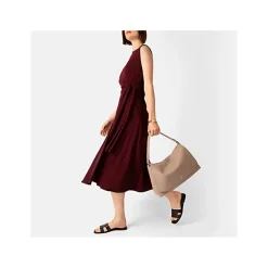 Aigner Bags-ZITA Shoulder bag M cotton white