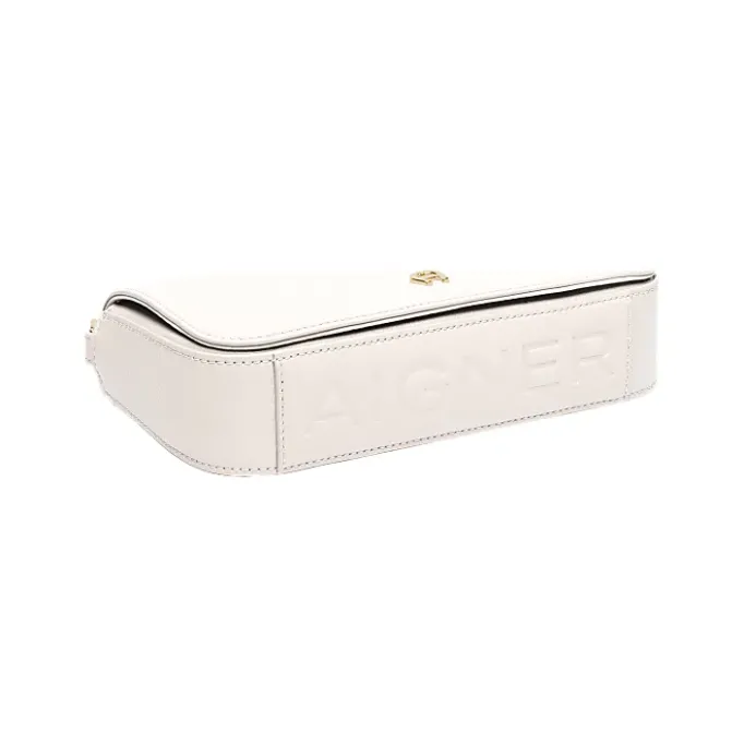 Aigner Bags-Zita shoulder bag S cotton white