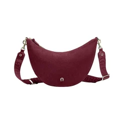 Aigner Bags-Zita Suede shoulder bag M burgundy
