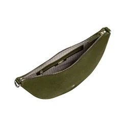 Aigner Bags-Zita Suede shoulder bag M dark olive