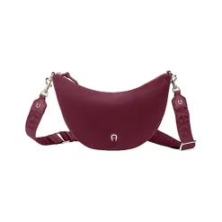 Aigner Bags-Zita Suede shoulder bag S burgundy