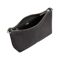 Aigner Bags-Zita Suede shoulder bag S night grey